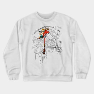 skater fox gift 1 Crewneck Sweatshirt